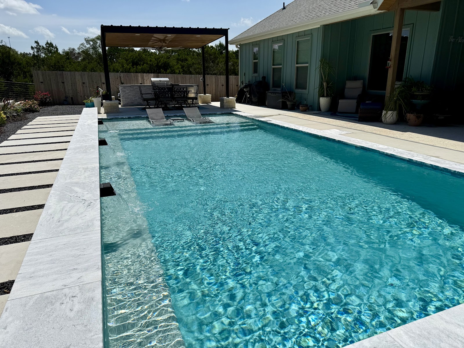 Kermit Backyard Pool Renovation